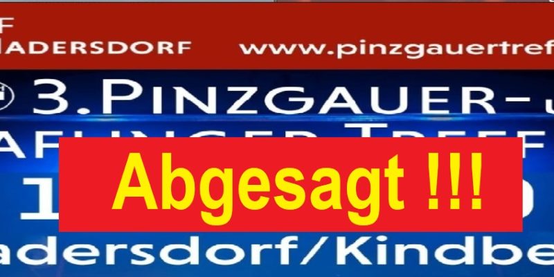 Absage-Pinzgauertreffenbanner