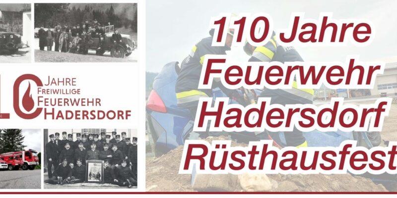 Rüsthausfest 110 Jahre Banner FB